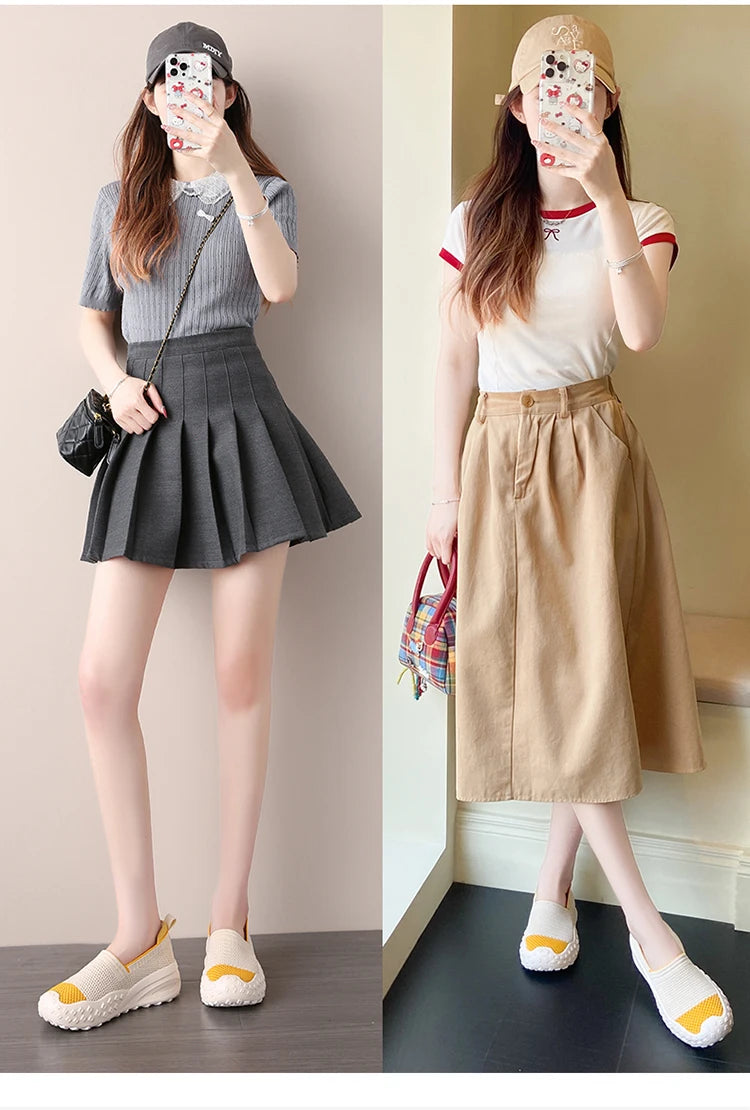 حذاء لوفرز شبكي محبوك سهل الارتداء - خفيف الوزن وجيد التهوية 2025