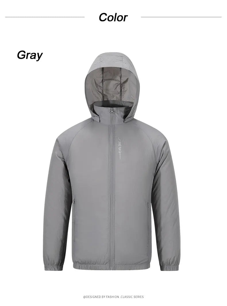 Men Cooling Fan USB Cotton Jacket
