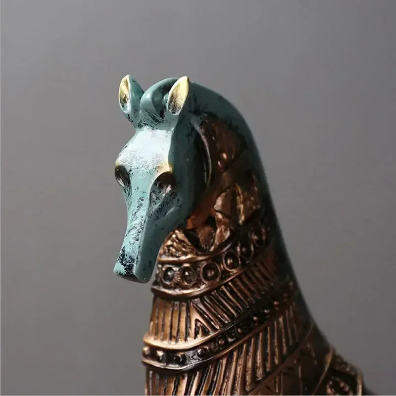 European Lucky Horse Resin Ornament
