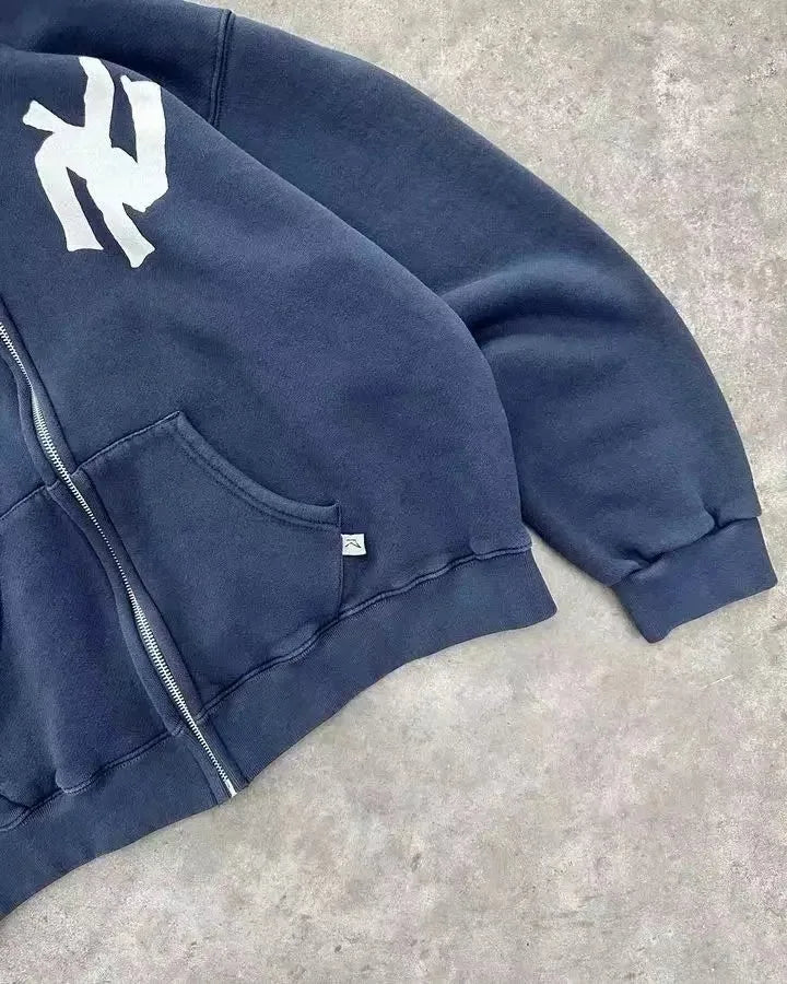 Women's Y2K Retro Letter Hoodie