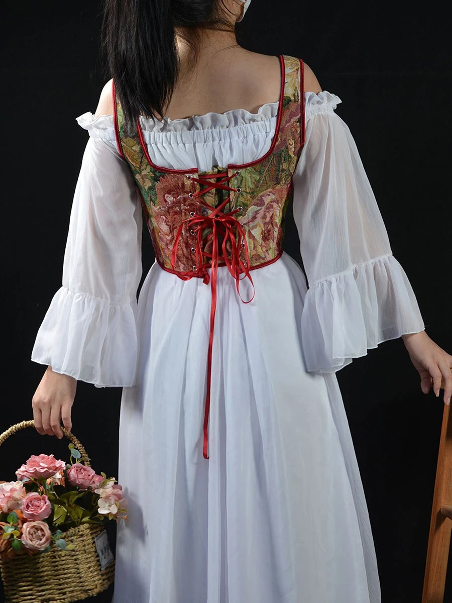 قميص داخلي نسائي مشد مزهر