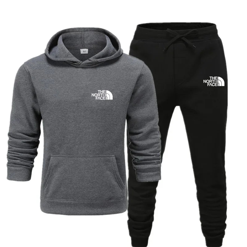 Unisex Printed Hooded Tracksuit