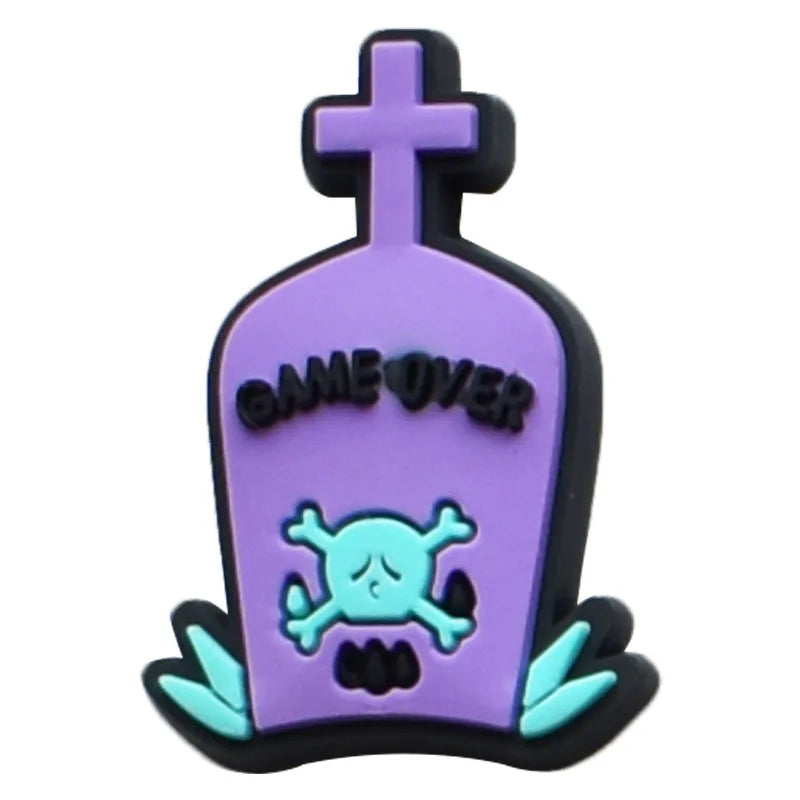 Women Skeleton Shoe Charms Halloween Style