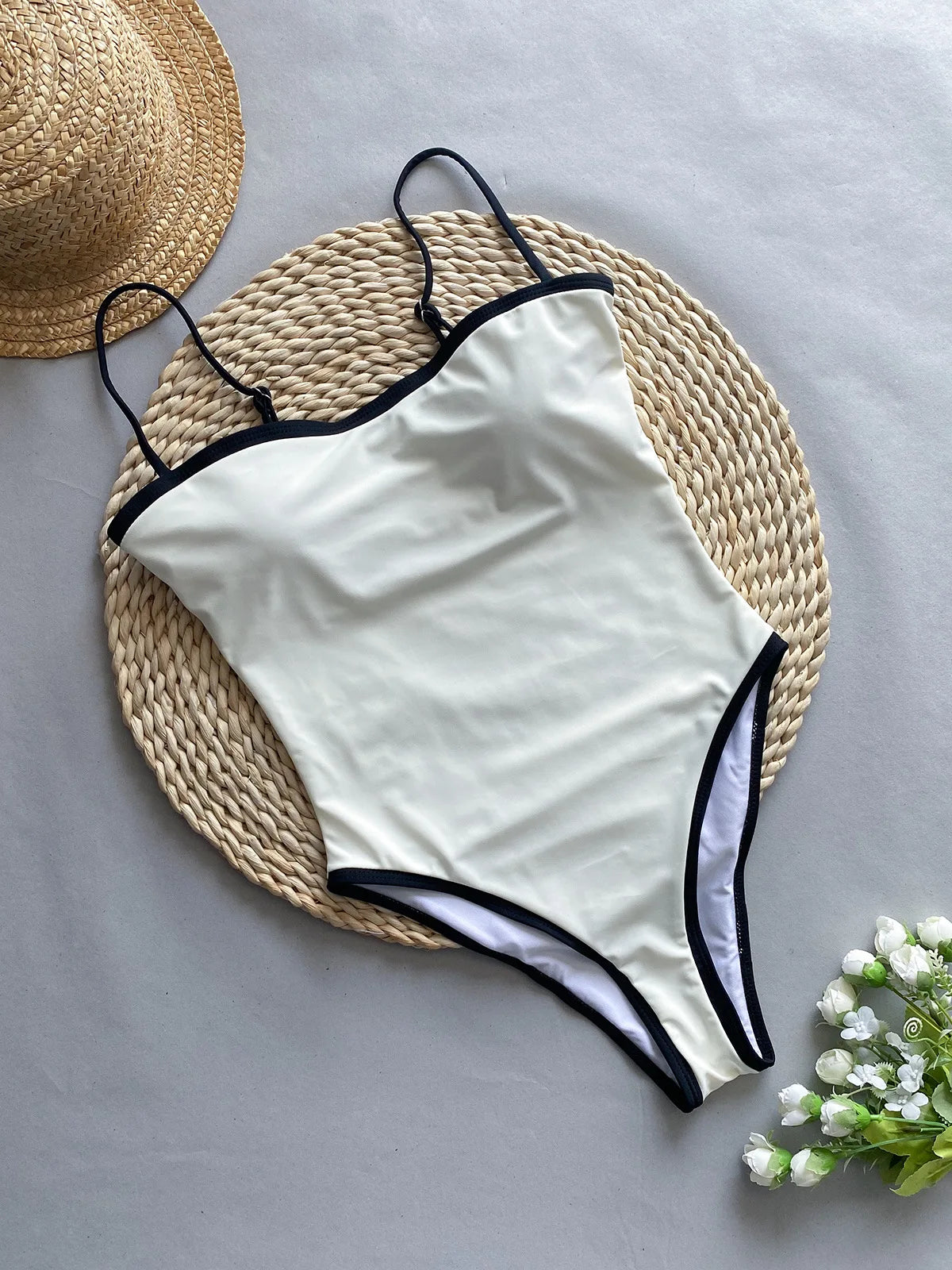 Vintage Bandeau Swimsuit