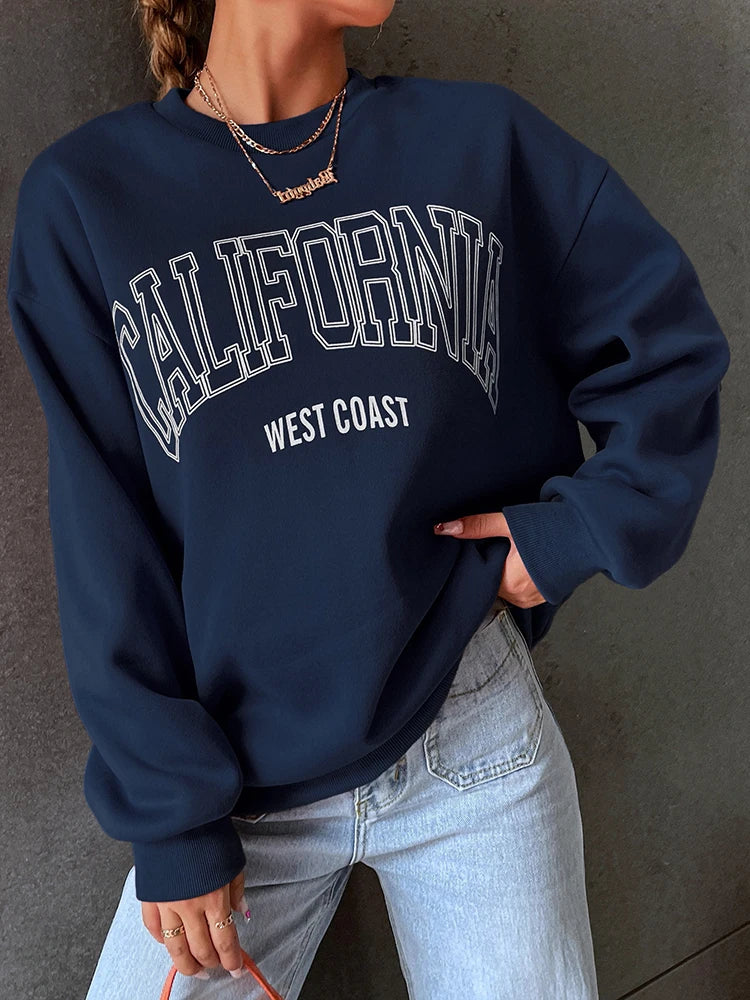 California Print Pullover