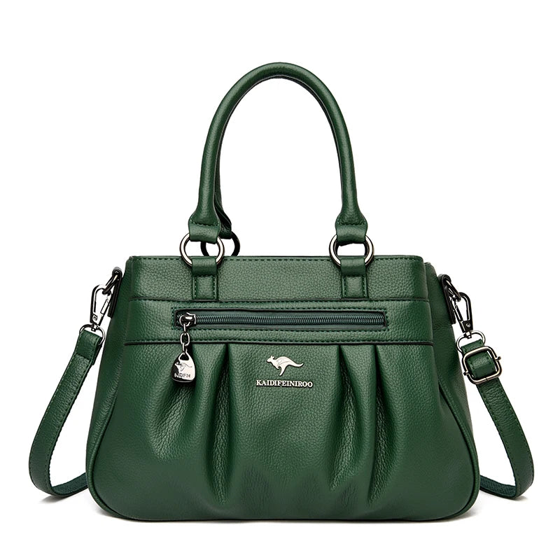 Triple Compartment Tote Bag