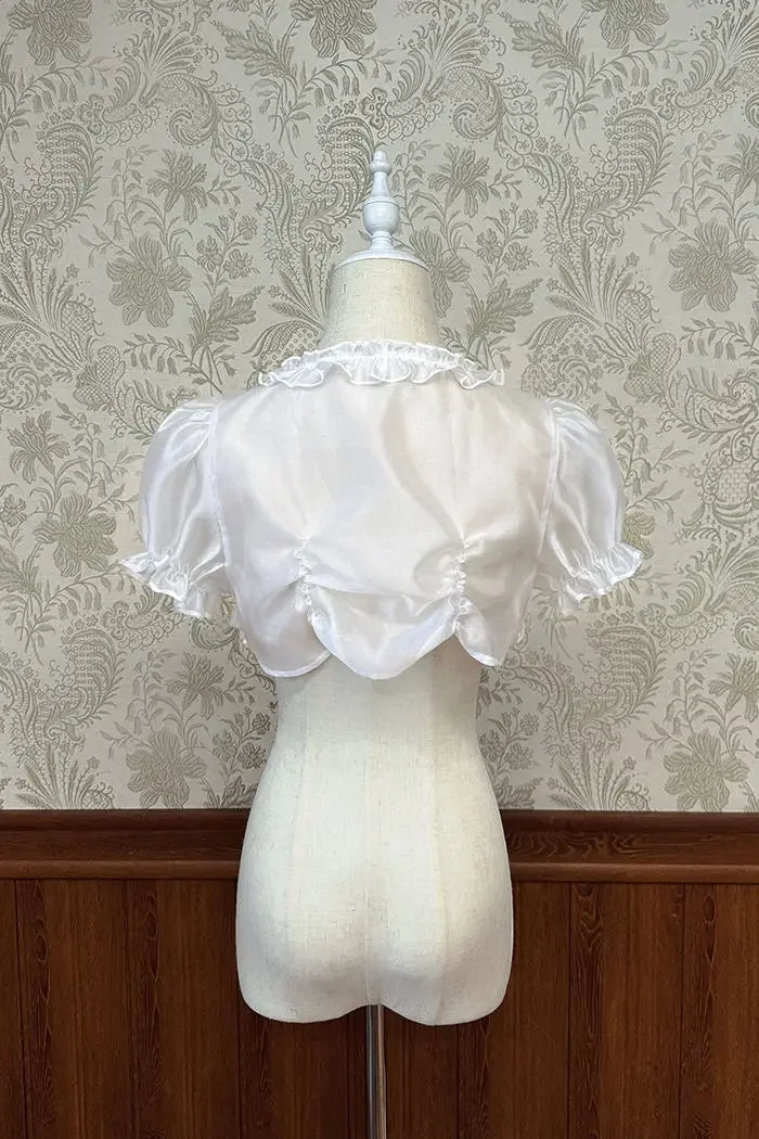 Lolita Summer Cropped Y2K Bolero Shrug