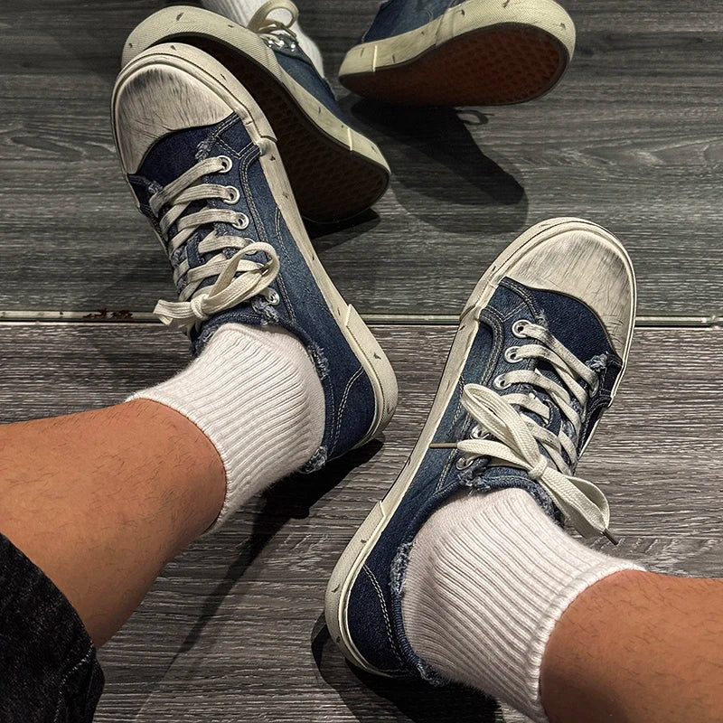 Men’s Luxury Casual Canvas Fisherman Shoes