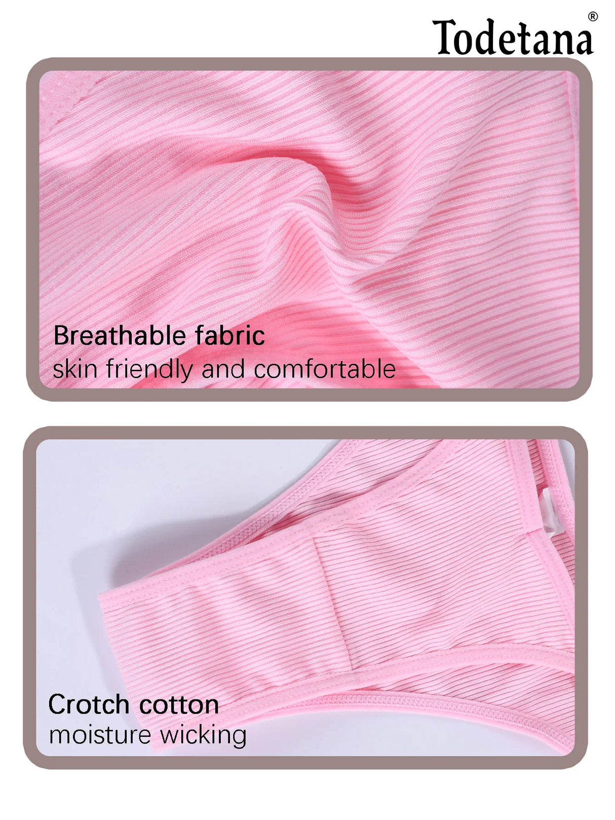 طقم ثونغ مجوف للنساء