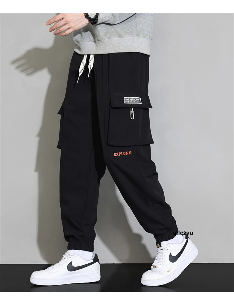 Men's Plus Size 8XL Jogger Pants – Casual Streetwear