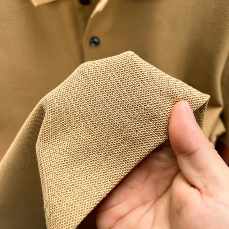 Men Cotton Breathable Polo Shirt
