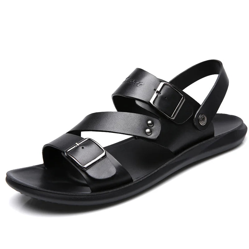 Men Soft Sole Leather Sandals