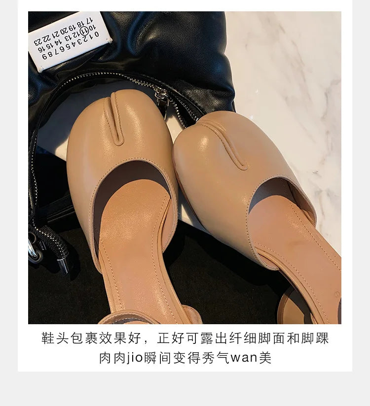 Women’s Leather Square Toe High Heel Pumps