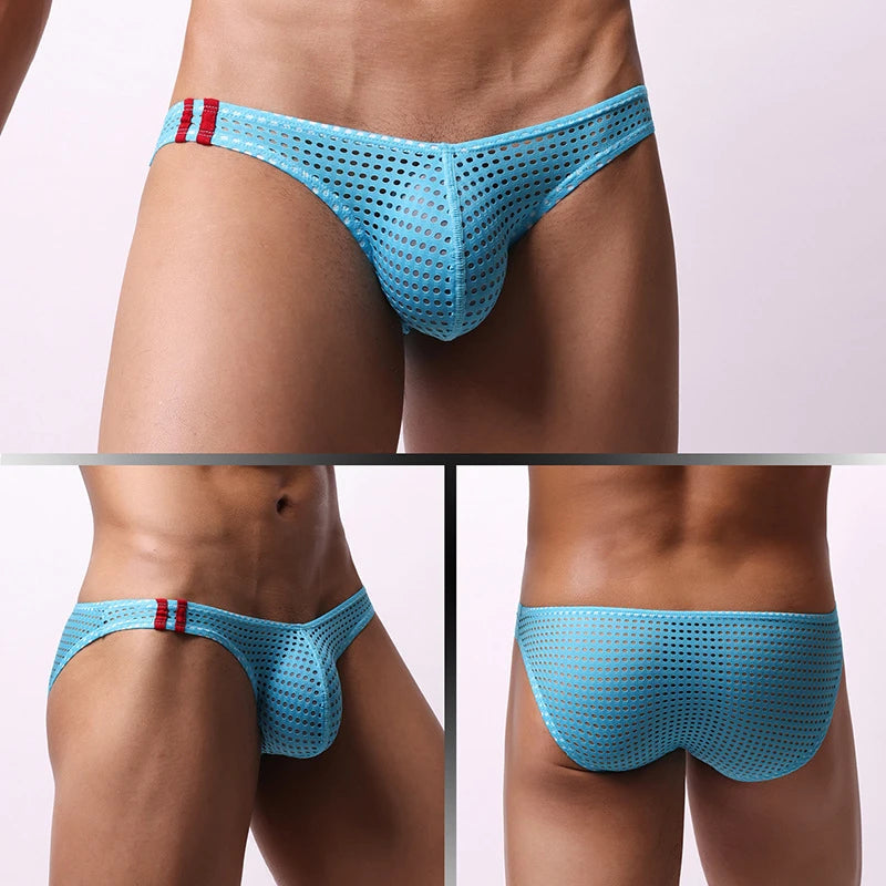 Men's Sexy Mesh Briefs – U Convex Low Rise