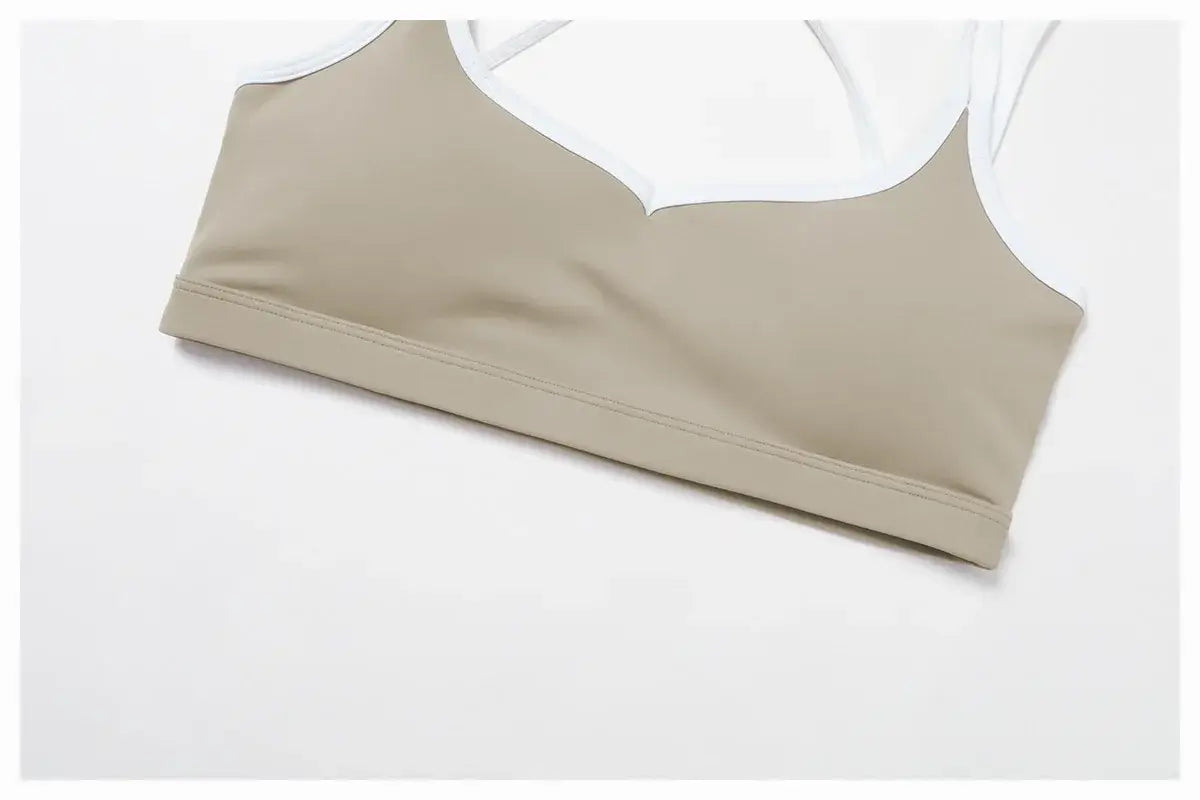 حمالة صدر يوغا نسائية مقاومة للصدمات بدون درزات