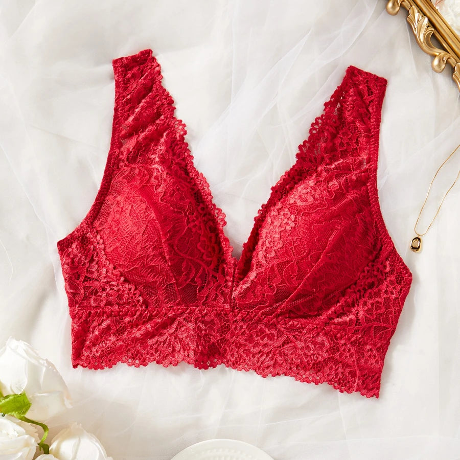 صدرية دانتيل بدون ظهر للنساء