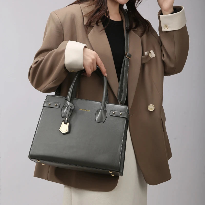 Soft Leather Tote Bag