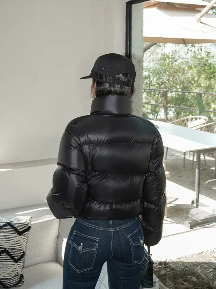 Women Cozy Short Winter Coat