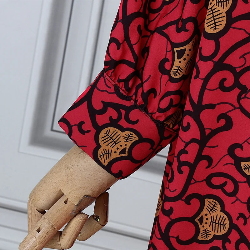 فستان ماكسي بوهو باتوينغ نسائي