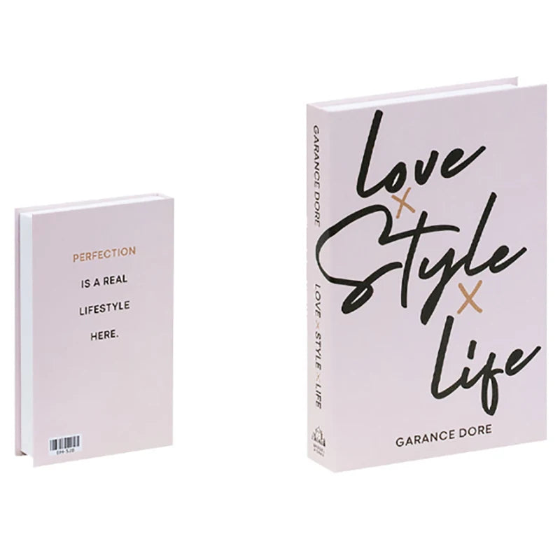 Minimalist Luxury Fake Book Decor