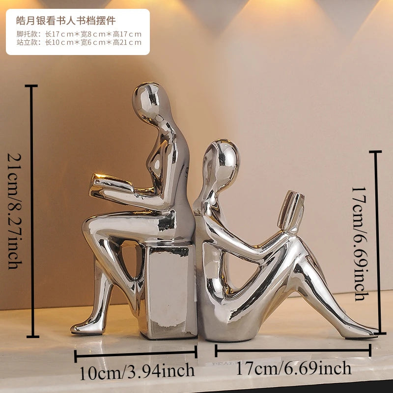 High-End Bookcase Ornament Decor