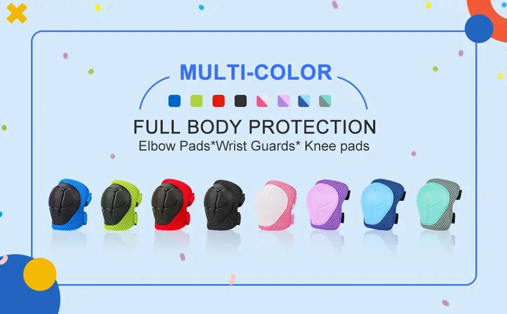Kids Protective Gear Set with Knee & Elbow Pads