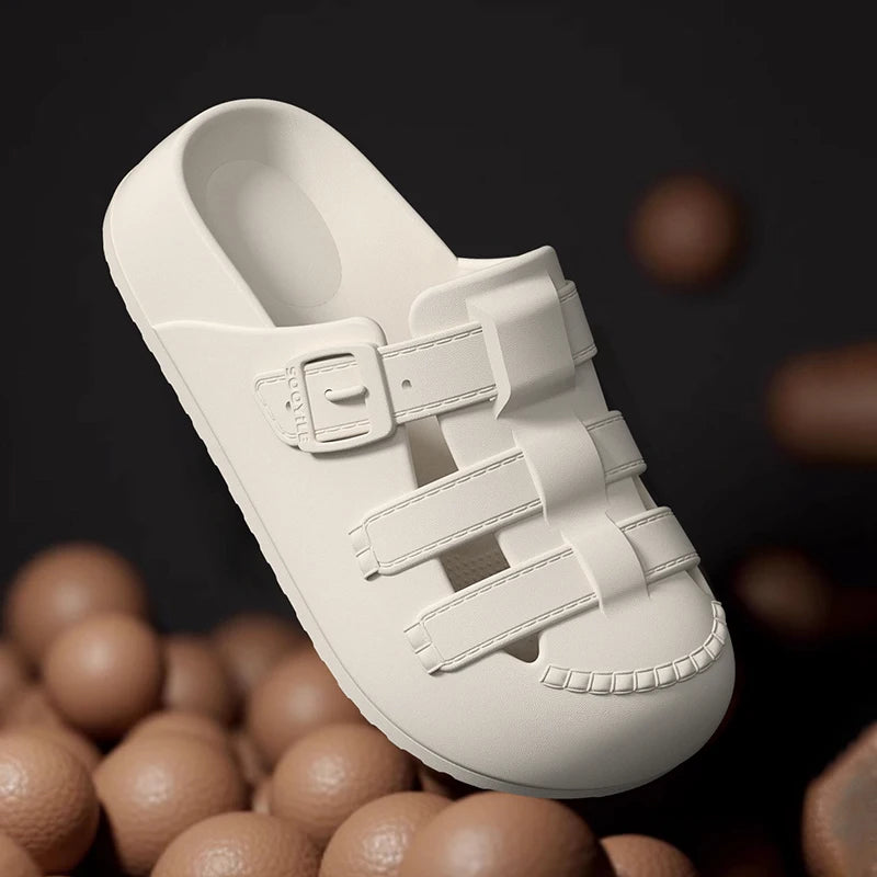 صنادل نسائية بكعب مسطح كاجوال