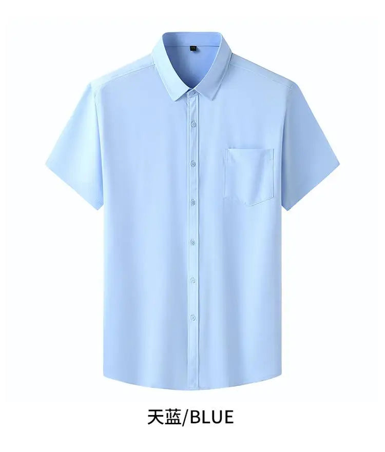 Men Plus Size Work Shirt