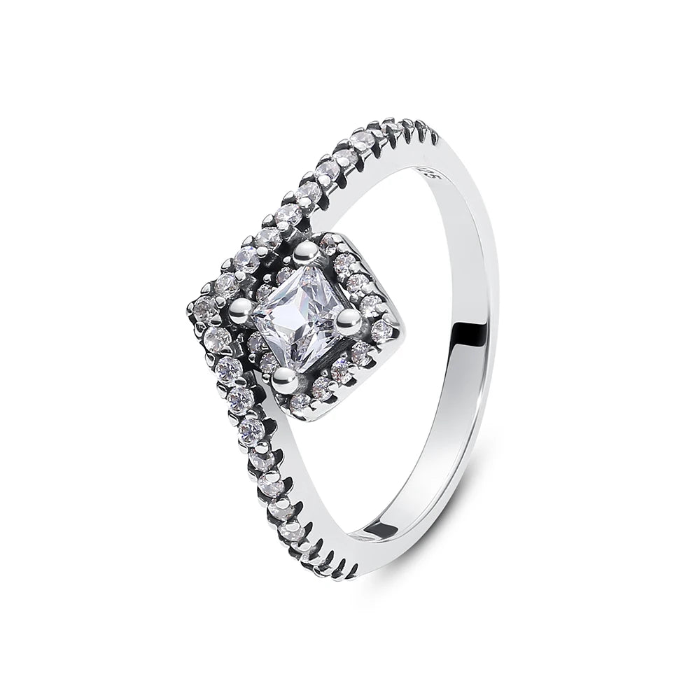 925 Sterling Silver Engagement Ring