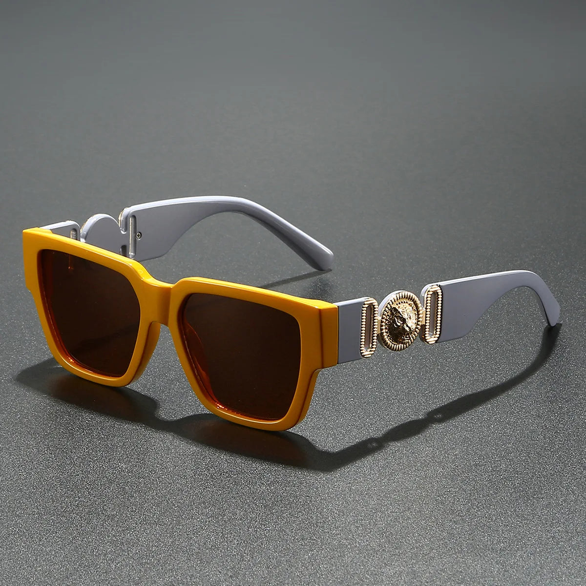 Signature Leopard Square Sunglasses