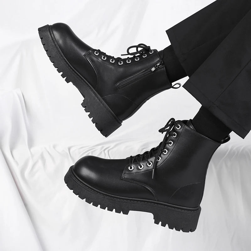 Men’s Fashion High-Top Boots