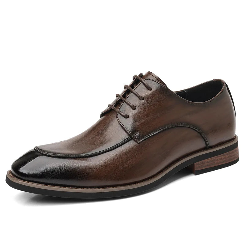 Men Large Size Leather Dress Shoes