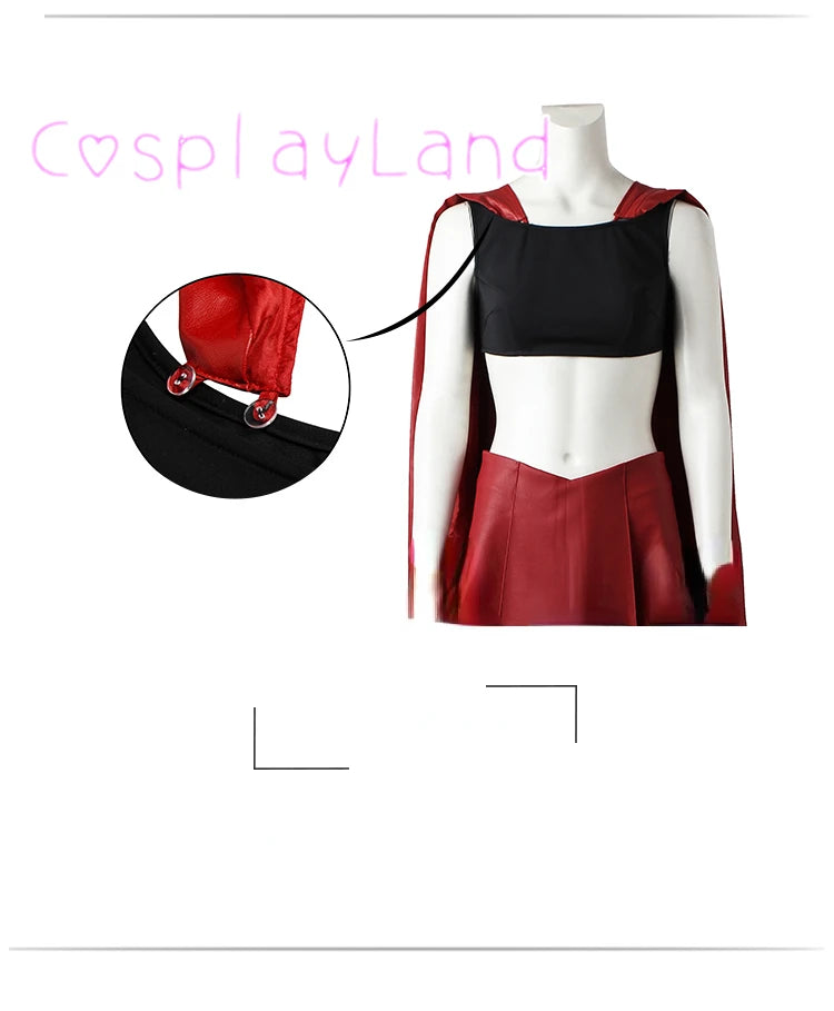 Kara Zor-El Superhero Cosplay Jumpsuit Costume