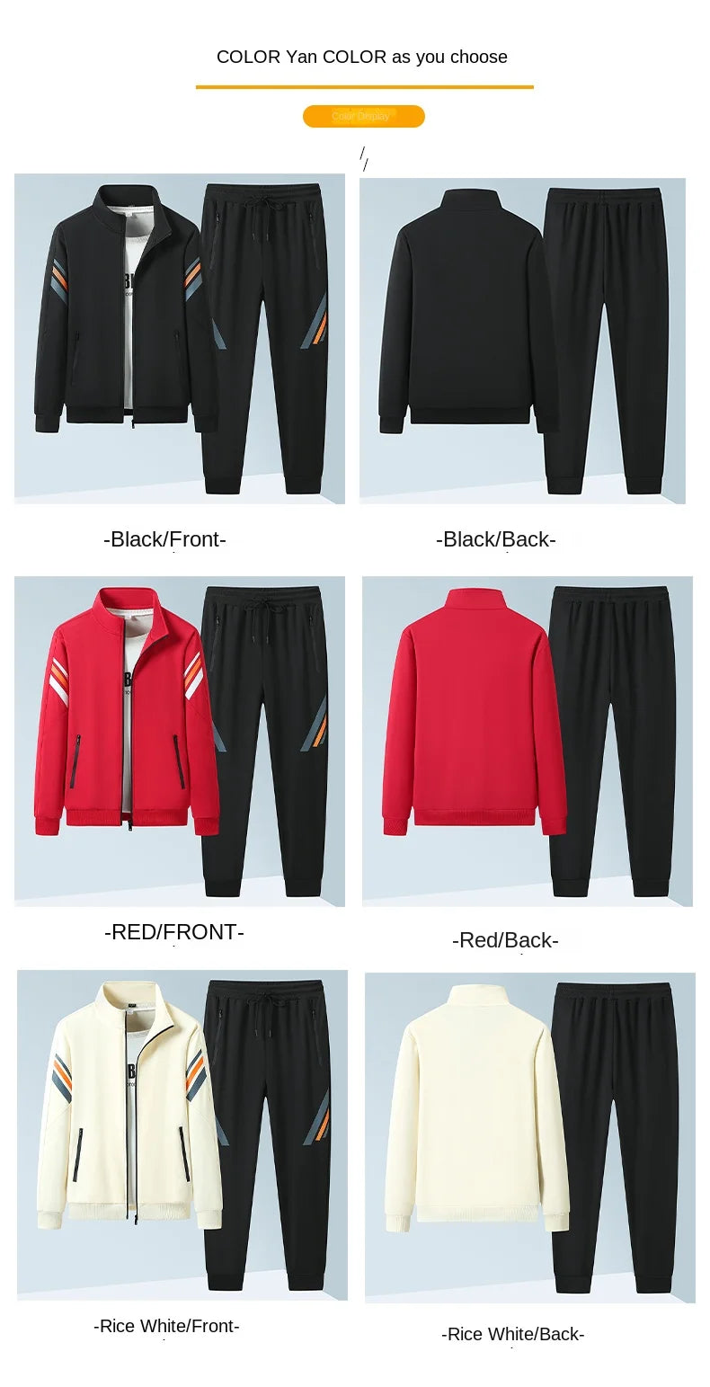 Men's Athletic Tracksuit Set
