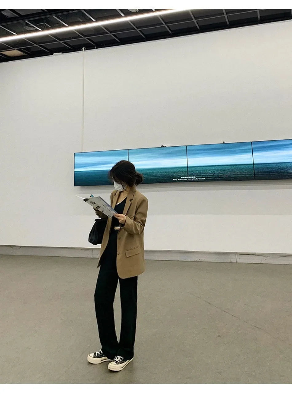 PowerSet™ – Slim Blazer Suit Set (Office-Classy, Tailored for Comfort & Impact)