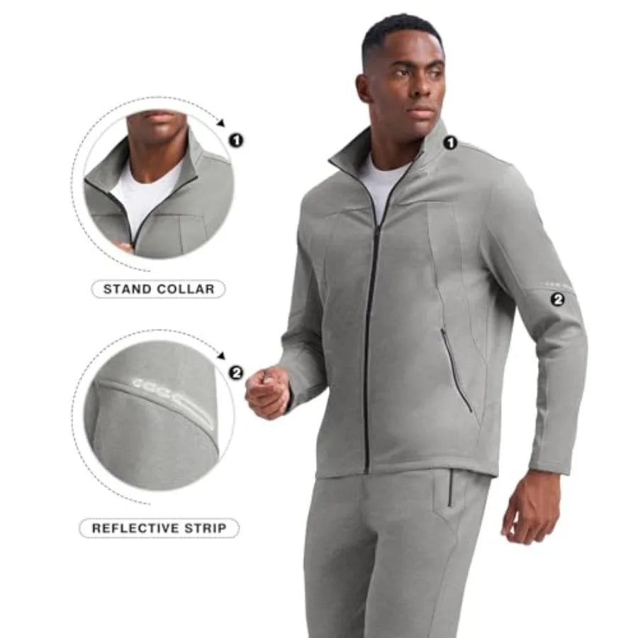 Rdruko Men's Fleece Tracksuit Set