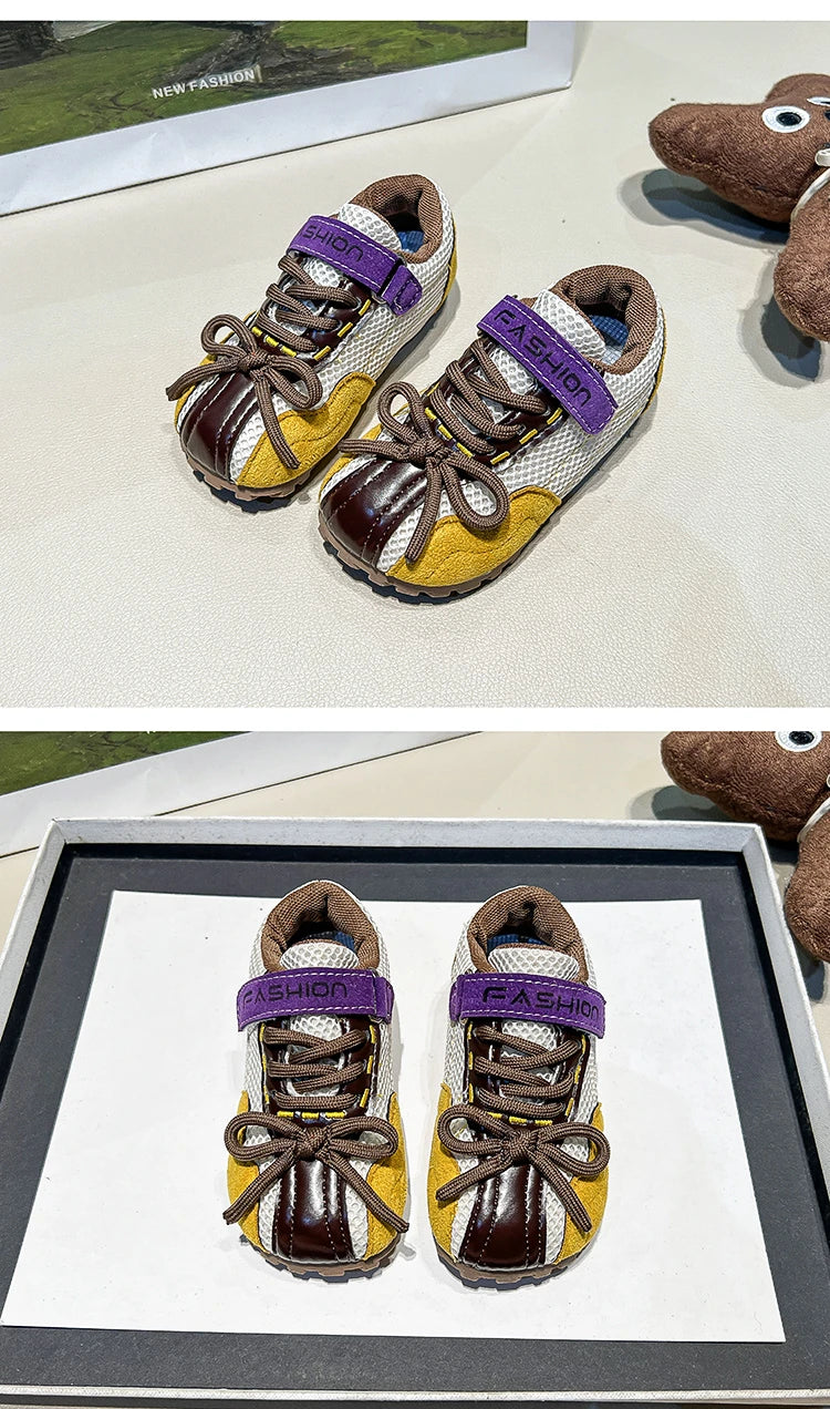 Kids Colorblock Casual Sneakers