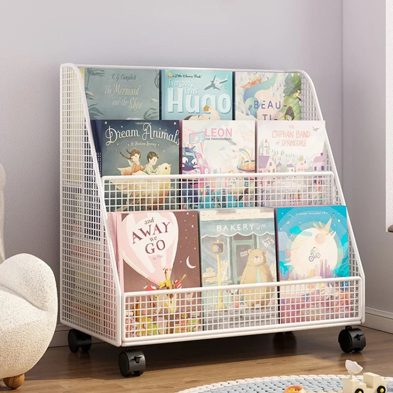 Kids Bookshelf Desk Organizer