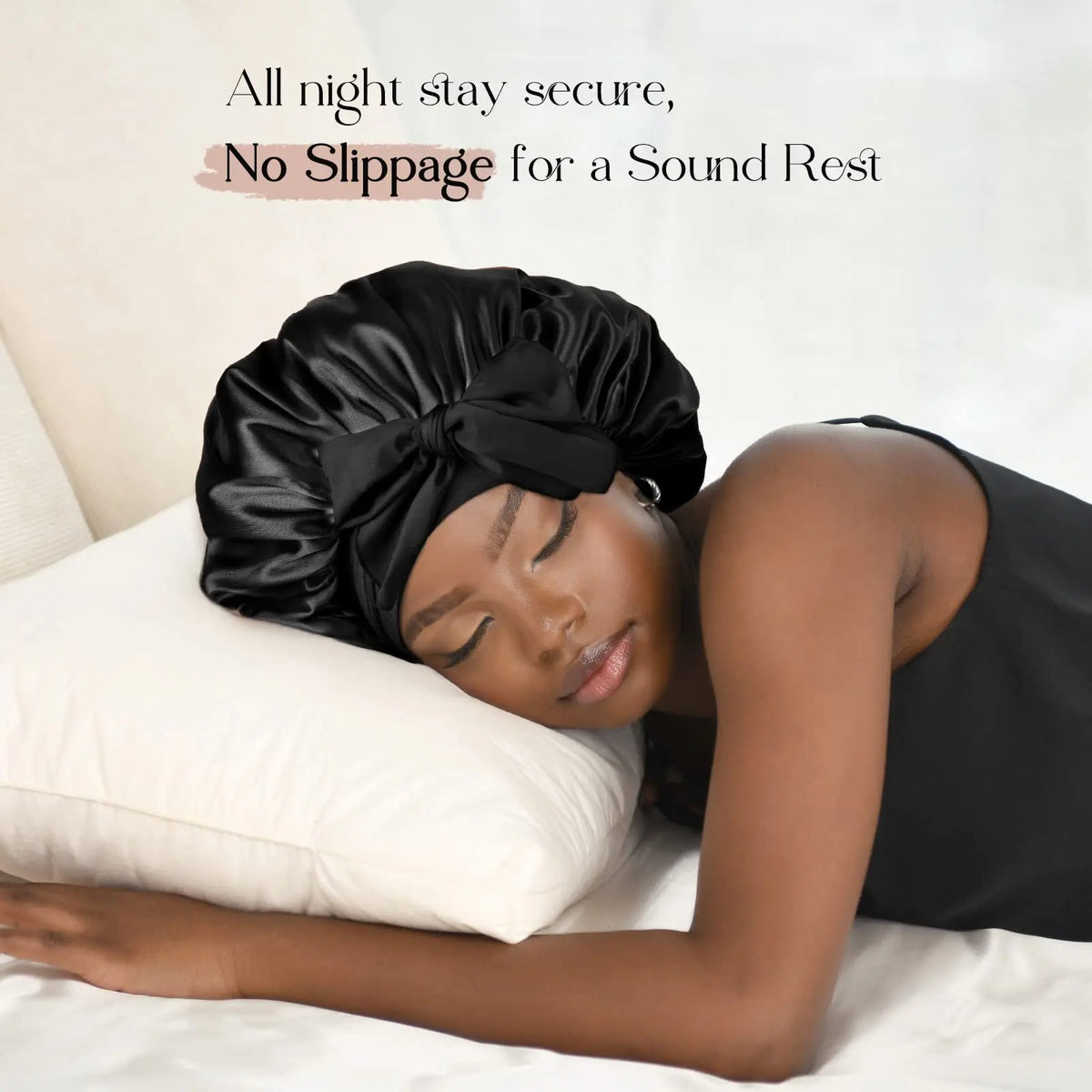 Double Layer Satin Bonnet