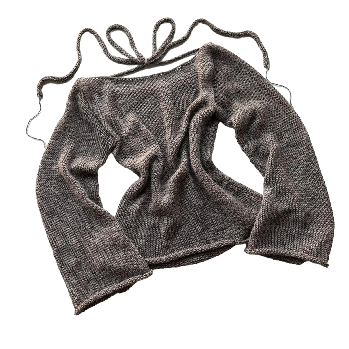 Women's Tie Back Knit Pullover