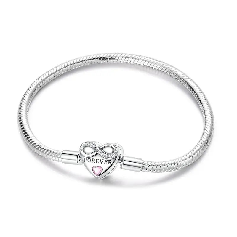 Sterling Silver Heart Bracelet