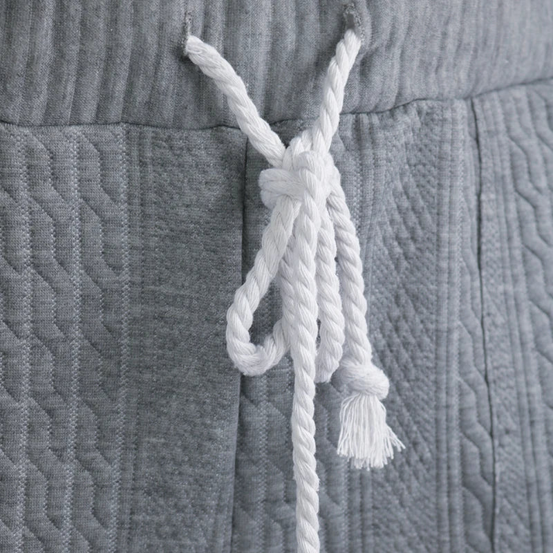 Men Jacquard Shorts Set