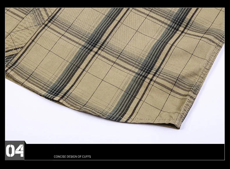 Men Plaid Casual Shirt