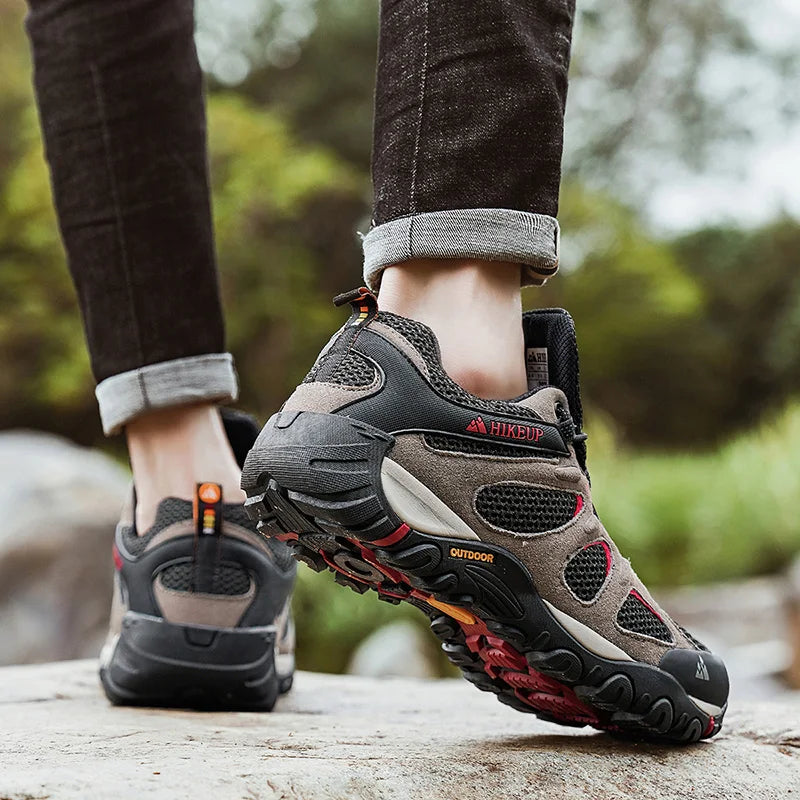 أحذية المشي لمسافات طويلة الخارجية القابلة للتنفس للرجال