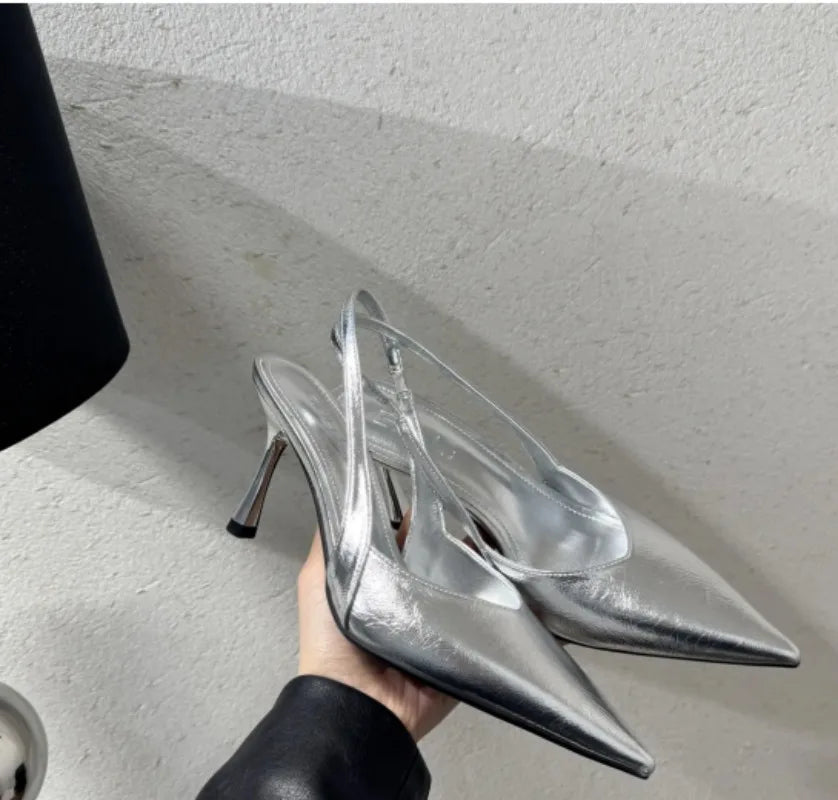 أحذية بكعب مدبب - أحذية أنيقة من تصميم 2025