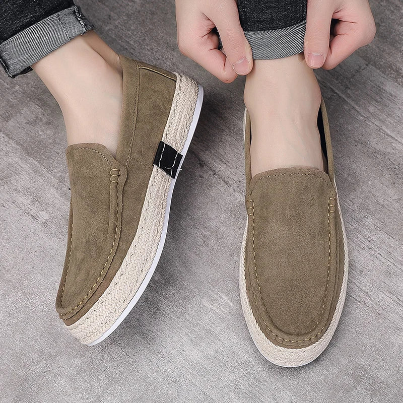 Men’s Suede Loafers Casual Flats