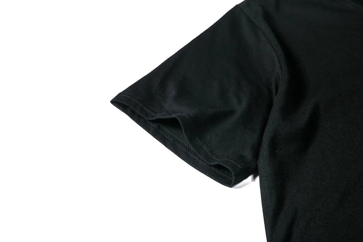 تي شيرت رجالي طويل الأكمام بتصميم الشارع