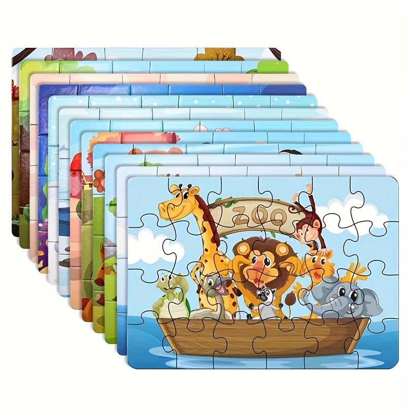 Kids Educational Puzzle Set – 24PCS