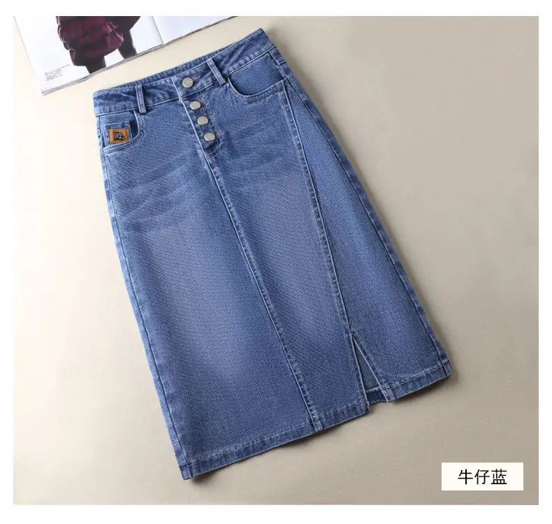 WrapFit™ – Slim A-Line Wrap Skirt (High Waist, Spring/Summer Casual)