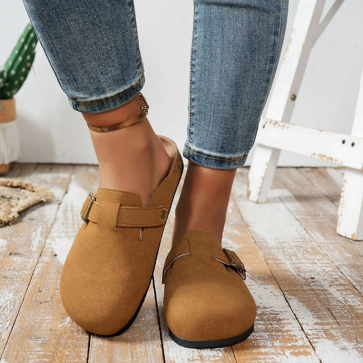 أحذية ثلج نسائية بكعب منخفض حتى منتصف الساق